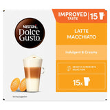 Nescafe Dolce Gusto Latte Macchiato powder blend, imported from the UK