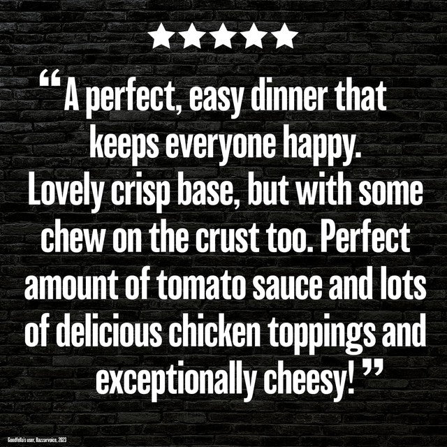 Goodfella's Stonebaked Thin Chicken Pizza 365g, UK version