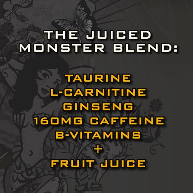 Monster Mango Loco energy drink 500ml, imported from the UK
