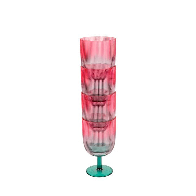 Summerhouse Ombre Picnic Wine Tumblers