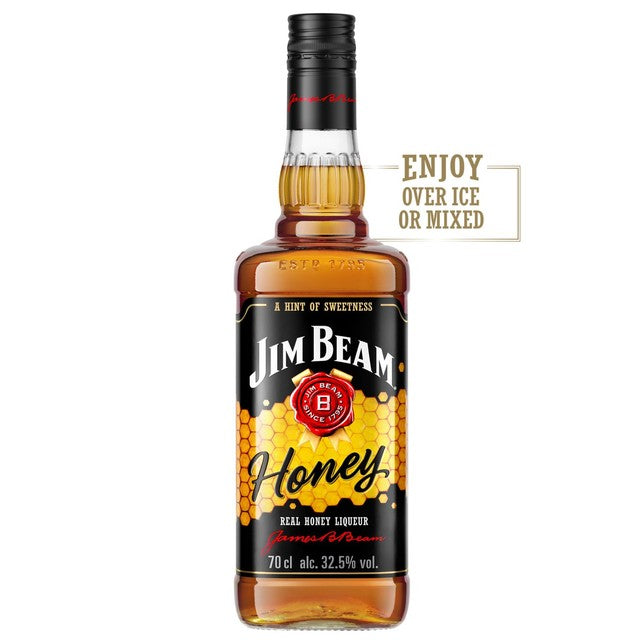 Jim Beam Honey Kentucky Bourbon Whiskey 70cl, UK version