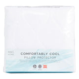M&S pillow protectors white 2 pack, imported from the UK