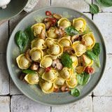 Rana mushroom and mascarpone tortelloni 250g, imported from the UK