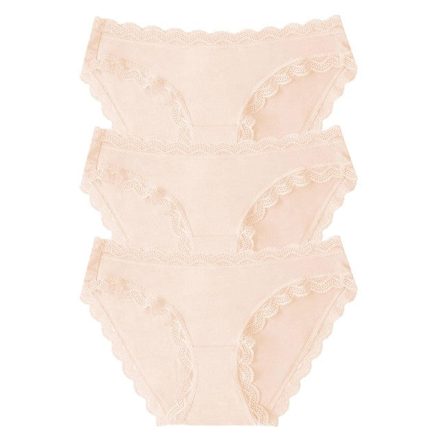 Stripe & Stare Original Knicker Three Pack Sand M (British brand)