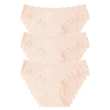 Stripe & Stare Original Knicker Three Pack Sand M (British brand)