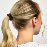 VH2 Chocolate satin scrunchies 5-pack (British brand)