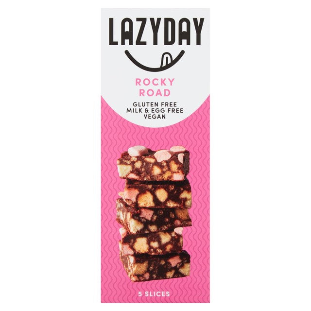 Lazy Days Free From Rocky Road Belgian dark chocolate 150g, UK version