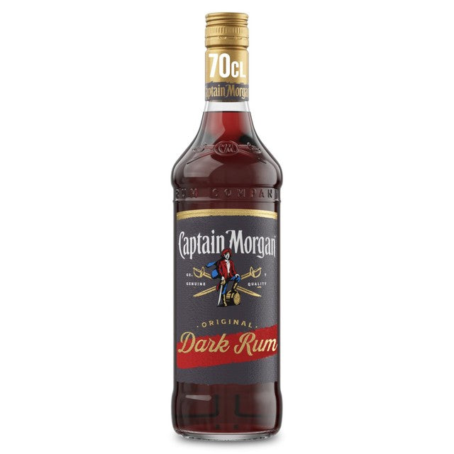 Captain Morgan Dark Rum 70cl - British product