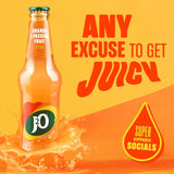 J2O Orange and Passion Fruit soft drink 4 x 275ml bottles, UK version