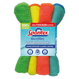 Spontex Microfibre cleaning cloths Multipurpose 4 pack (British brand)