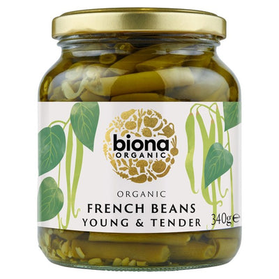 Biona Organic French Beans Jarred Beans 340g