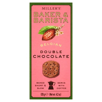 Miller's Baker & Barista Belgian Double Chocolate Biscuits 120g
