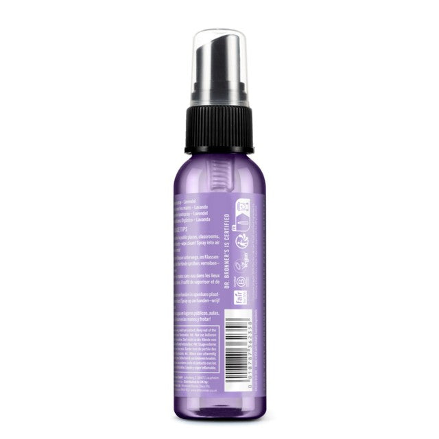 Dr. Bronner's Lavender Hand Sanitiser Spray 60ml - British product
