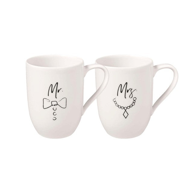 Villeroy & Boch Mr and Mrs Mug Set