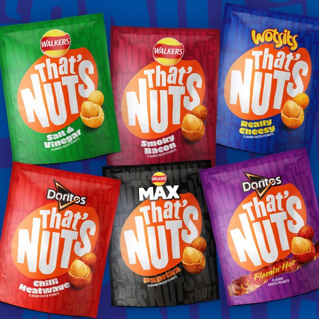 That's Nuts Wotsits Really Cheesy coated peanuts 160g (British brand)