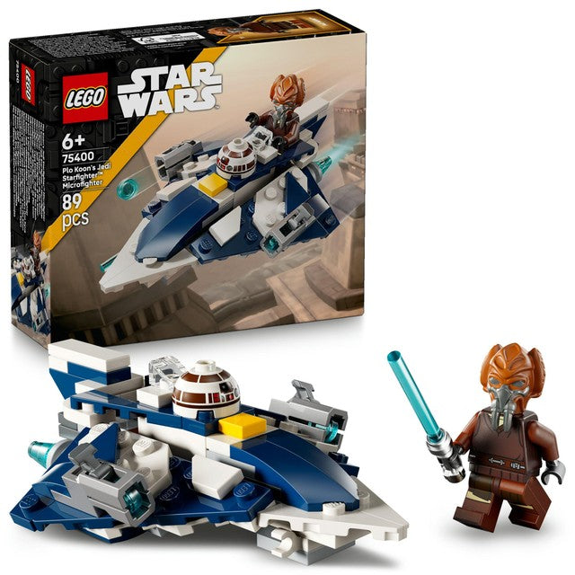 LEGO Star Wars Plo Koon Jedi Starfighter Microfighter 75400, UK version