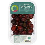 Ocado Organic Red/Black Grapes 400g, imported from the UK