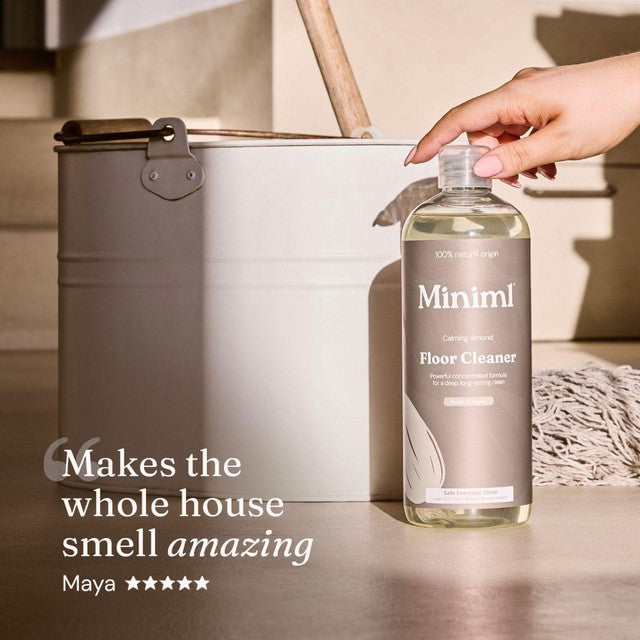 Miniml Floor Cleaner Nutty Almond 750ml, imported from the UK