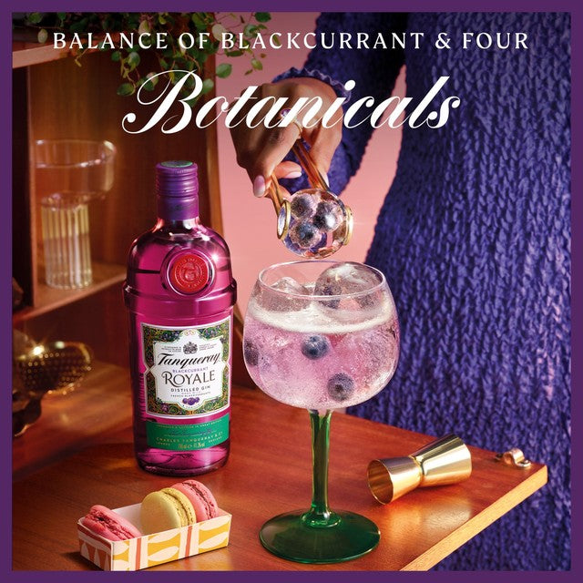 Tanqueray Blackcurrant Royale gin 70cl (British brand)