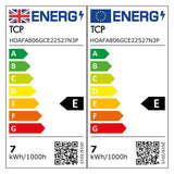 TCP classic LED clear screw 60W light bulb (British brand)