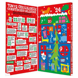 Tony's Chocolonely fairtrade chocolate advent calendar with mixed chocolates 225g (British brand)