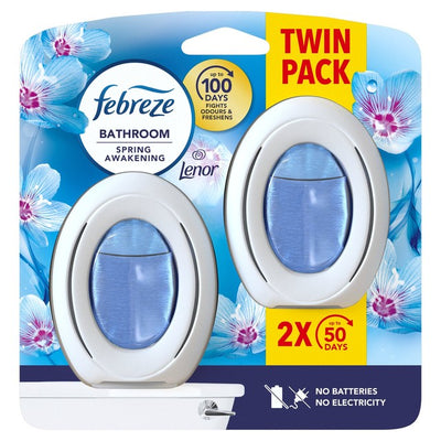 Febreze Bathroom Air Freshener Lenor Spring Awakening 2 Pack