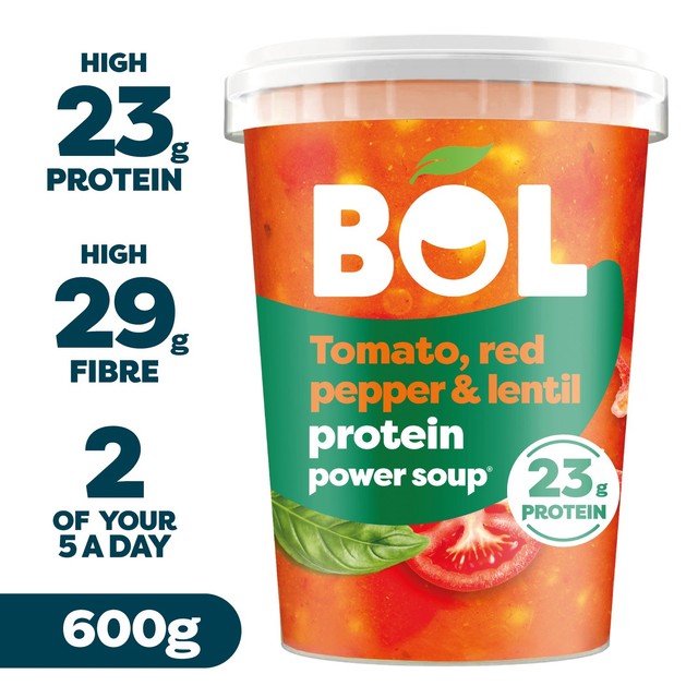 BOL Tomato Red Pepper Lentil Soup 600g - British product