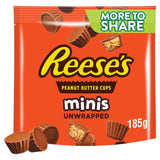 Reese's peanut butter cup minis pouch 185g, imported from the UK