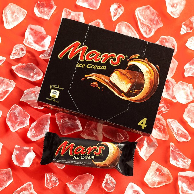 Mars ice cream bars 4 x 40ml, imported from the UK