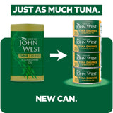 John West tuna chunks in sunflower oil 4 x 125g, UK version