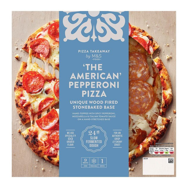 M&S The American Pepperoni Woodfired & Stonebaked Pizza