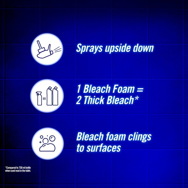 Domestos Bleach Foam Spray 450ml - British product