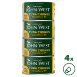 John West tuna chunks in sunflower oil 4 x 125g, UK version