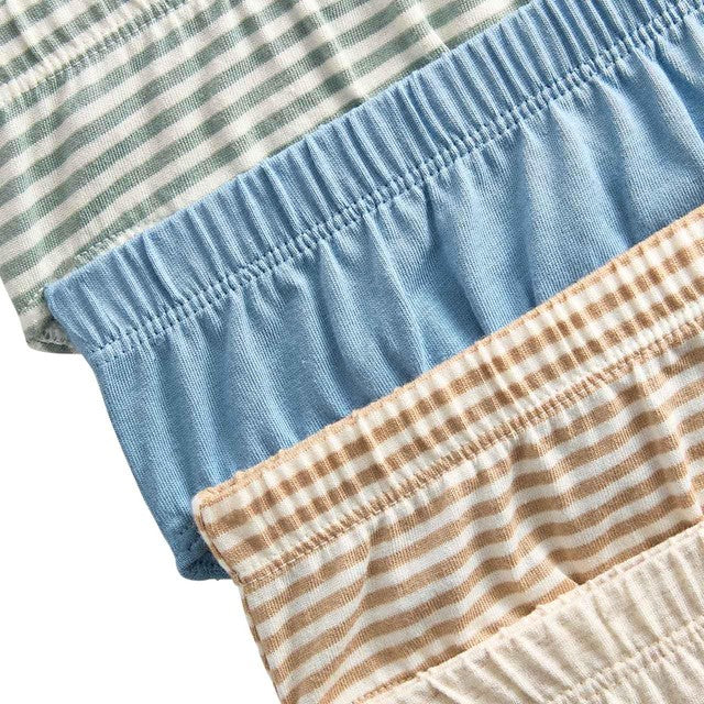 M&S Boys Stripes and Solids Briefs 8-9 Years, imported from the UK