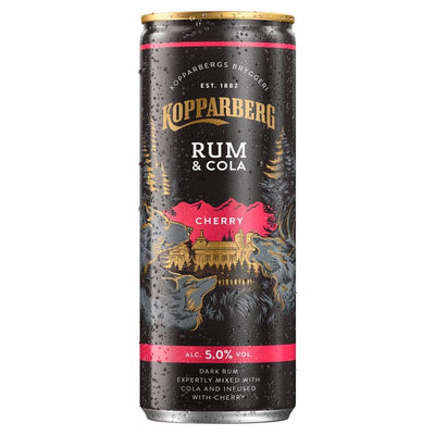 Kopparberg Cherry Rum & Cola Pre-Mixed Alcoholic Drink 250ml