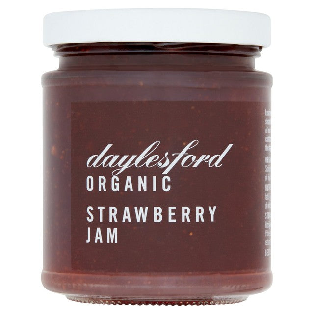 Daylesford Organic strawberry jam 227g - British product