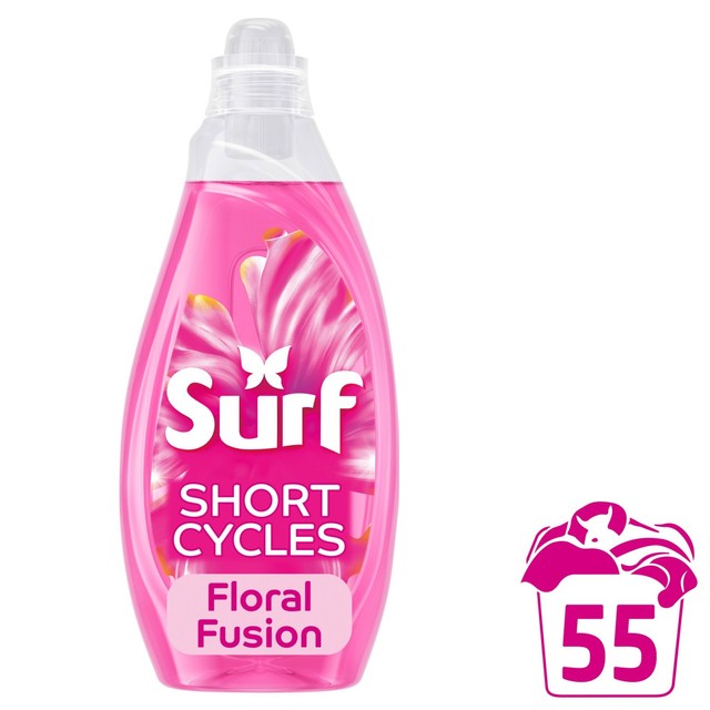 Surf Floral Fusion laundry detergent liquid 1485ml (British brand)