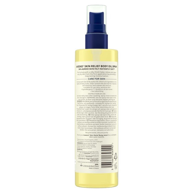 Aveeno Skin Relief Body Oil Spray for Sensitive Skin