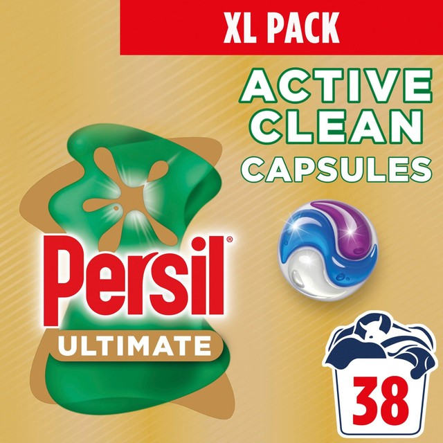 Persil washing capsules Active Clean 38 washes, imported from the UK