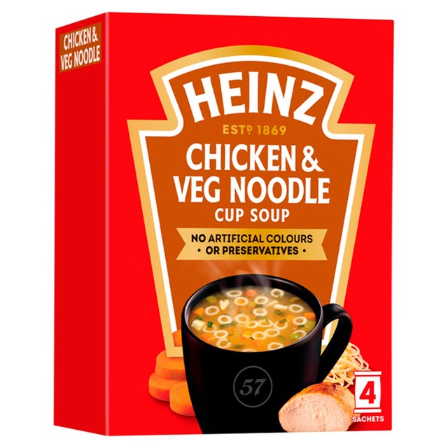 Heinz Chicken Vegetable Noodle Soup Cup 18g, UK version