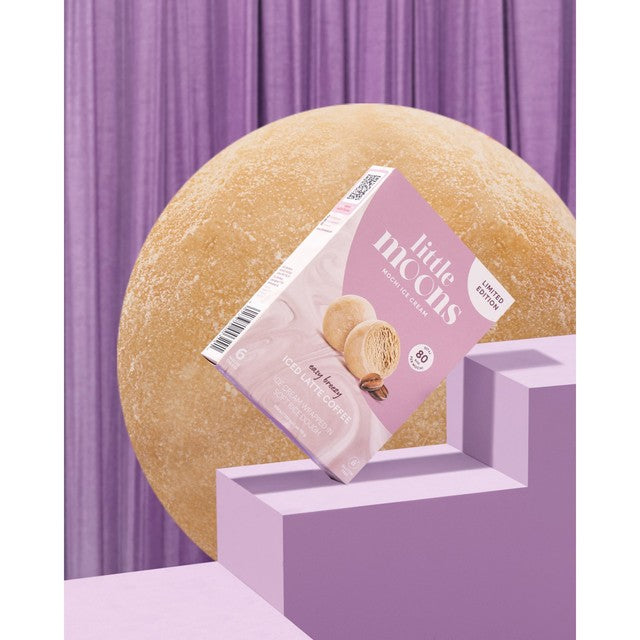 Little Moons Iced Latte Coffee Mochi Ice Cream 6 x 32g, UK version