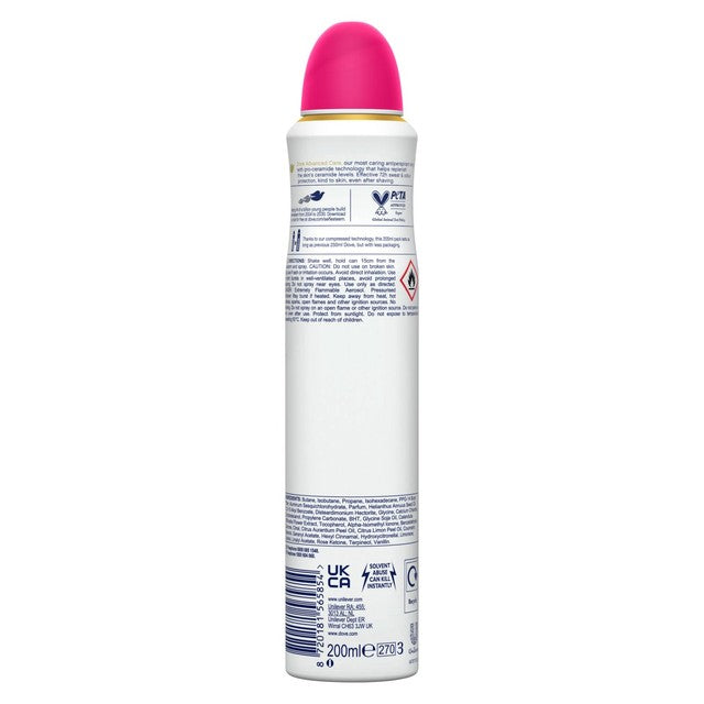 Dove antiperspirant deodorant spray dragonfruit and coconut 200ml - British product