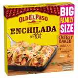 Old El Paso Cheesy Baked Enchilada Kit 750g, imported from the UK