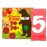Bear Yoyos strawberry apple fruit rolls 100g - British product