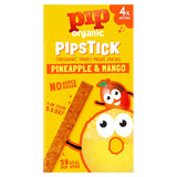 Pip Organic dried fruit Pineapple Mango 4 x 18g, imported from UK
