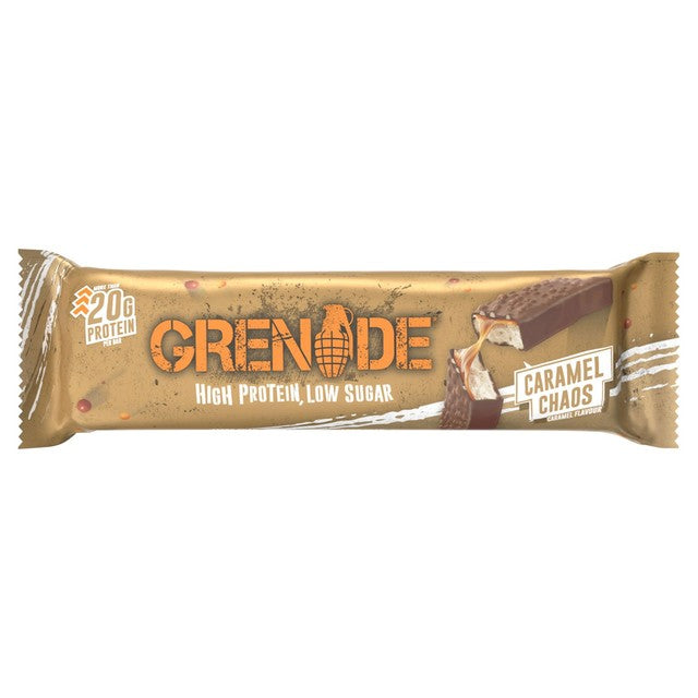 Grenade Caramel Chaos protein bar 60g, UK version