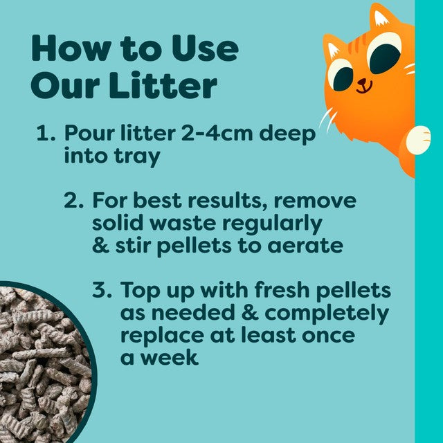 Breeder Celect paper non-clumping cat litter 10L - British product