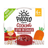 Piccolo Organic Beef Bolognese Sauce 120g, imported from the UK
