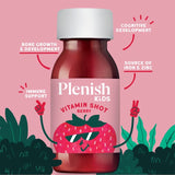 PLENISH kids strawberry shot 4 x 60ml, imported from the UK