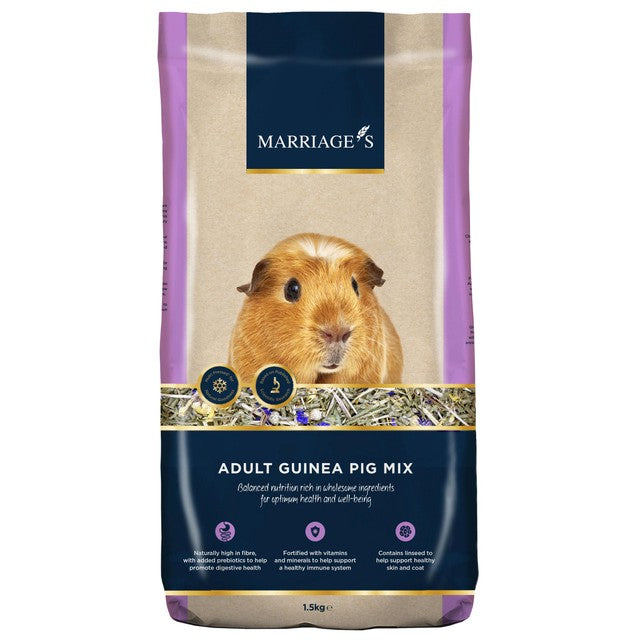 Marriages adult guinea pig mix 1.5kg, imported from the UK